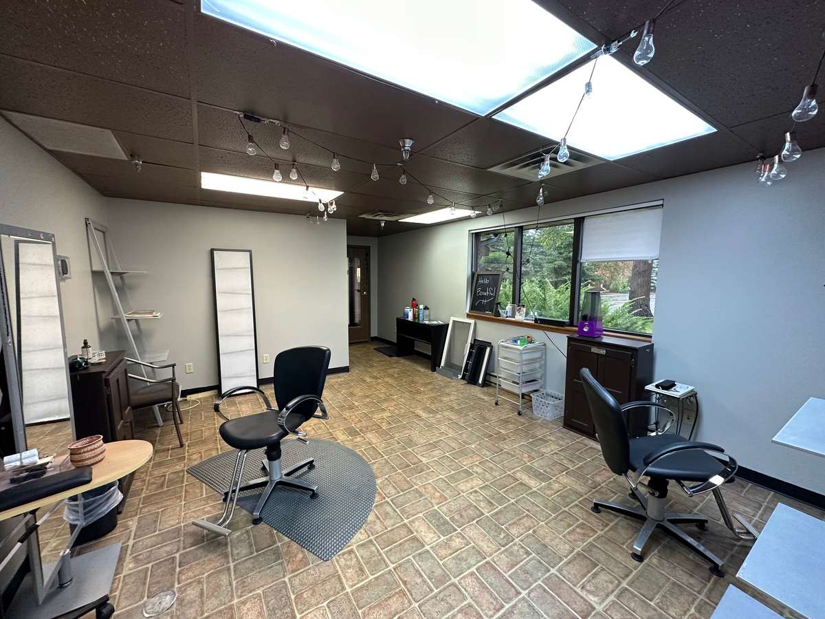 Salon interior after painting